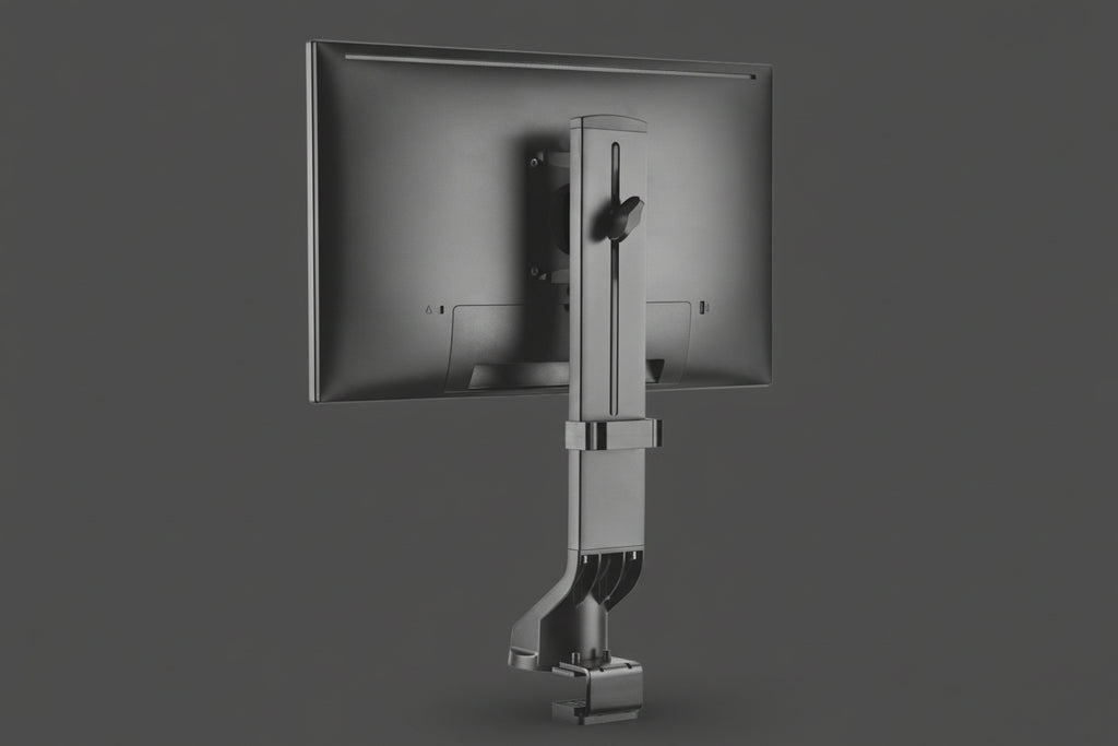 Maclean MC-853 For 1 Monitor Screen Mount Desk Mount With Computer Desk Bracket 17 to 32 "VESA 75x75 100x100 to 8kg (For 1 Screen)