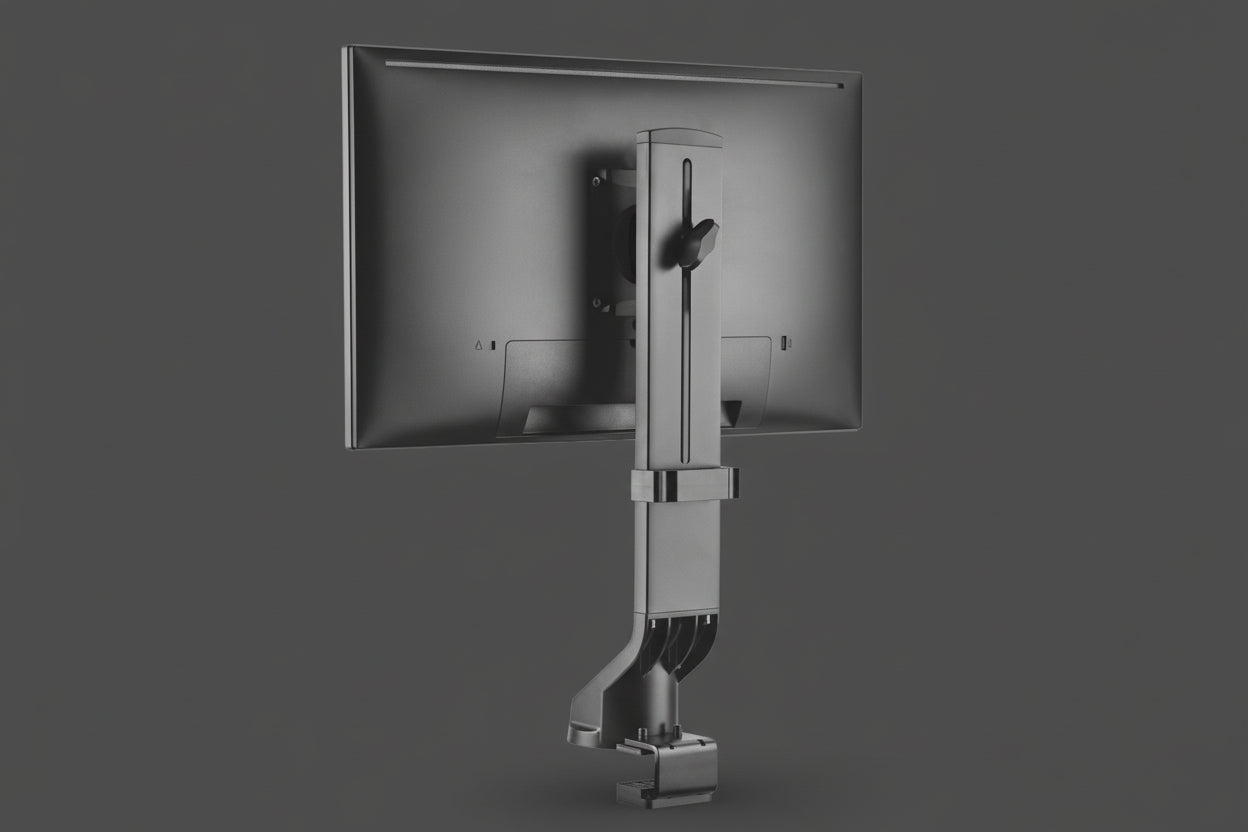 Maclean MC-853 For 1 Monitor Screen Mount Desk Mount With Computer Desk Bracket 17 to 32 "VESA 75x75 100x100 to 8kg (For 1 Screen)