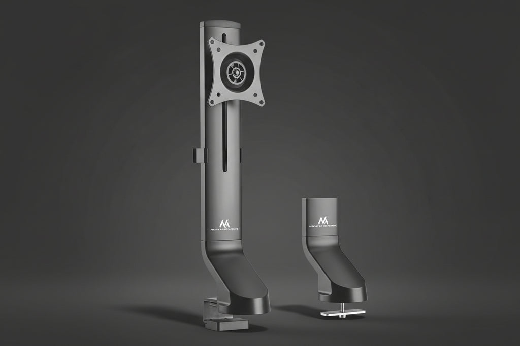 Maclean MC-853 For 1 Monitor Screen Mount Desk Mount With Computer Desk Bracket 17 to 32 "VESA 75x75 100x100 to 8kg (For 1 Screen)