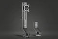 Maclean MC-853 For 1 Monitor Screen Mount Desk Mount With Computer Desk Bracket 17 to 32 "VESA 75x75 100x100 to 8kg (For 1 Screen)