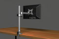 ThingyClub Monitor Desk Mount Bracket stand Arm for 10"-30" LCD LED Screens, Max VESA 100x100mm up to 8kg(17.6lbs) Weight Capacity (Single Arm)