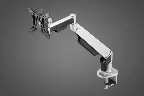 Allcam GSD110 Gas Spring Desk Mount LCD Monitor Stand w/vesa bracket & monitor arm: free up/down & left/right motion