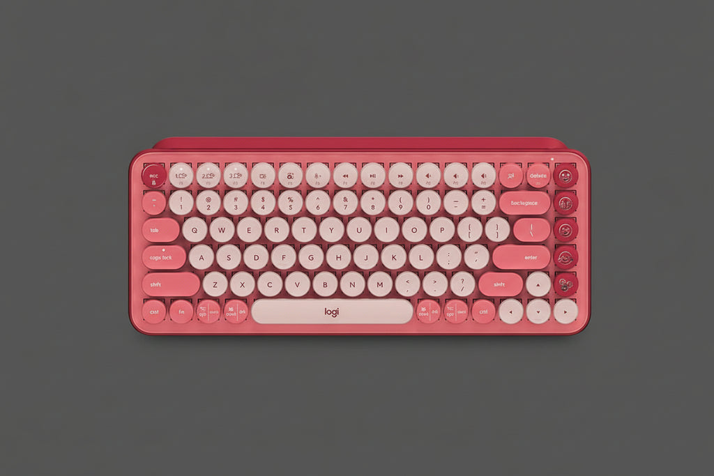Logitech POP KEYS Round Button Bluetooth Mechanical Keyboard