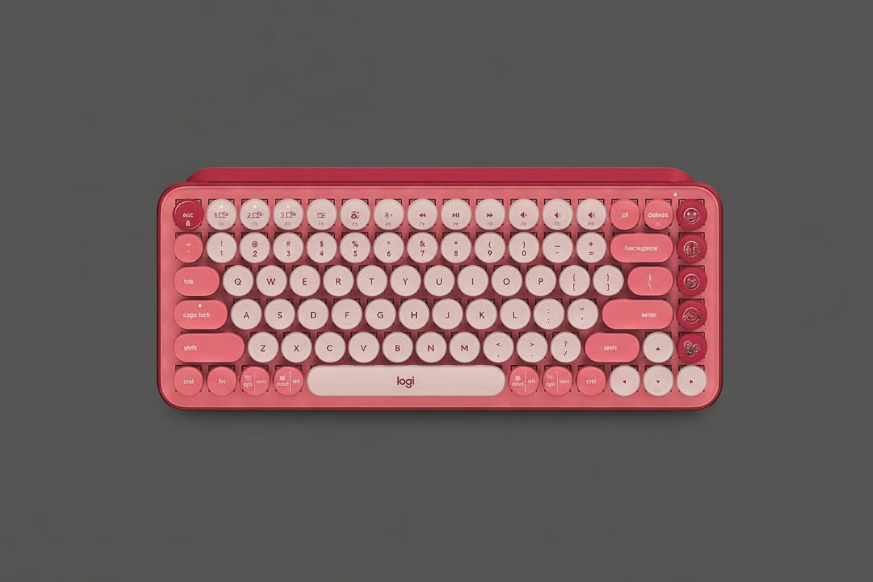 Logitech POP KEYS Round Button Bluetooth Mechanical Keyboard