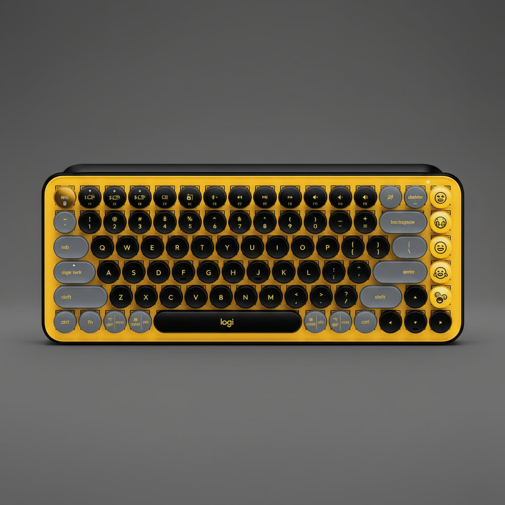 Logitech POP KEYS Round Button Bluetooth Mechanical Keyboard