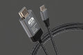 Maplin USB-C to HDMI Cable Adapter (Supports 4K Ultra HD @ 60Hz) - Black