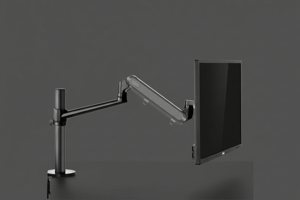 OL-1S Pro Aluminum Alloy Adjustable Laptop Monitor Holder Stand Desk Mount Monitor Bracket (Black)
