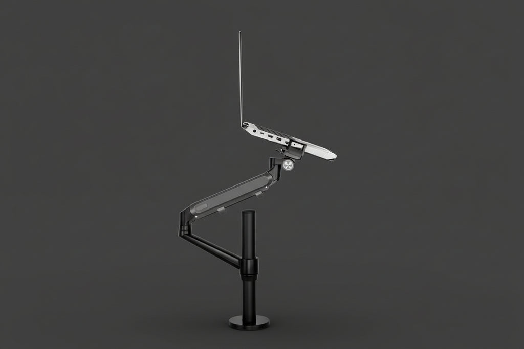 OL-1S Pro Aluminum Alloy Adjustable Laptop Monitor Holder Stand Desk Mount Monitor Bracket (Black)